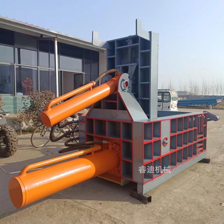 废铜丝废铁压块机多少钱一台废金属铝屑压块机废旧金属液压打包机