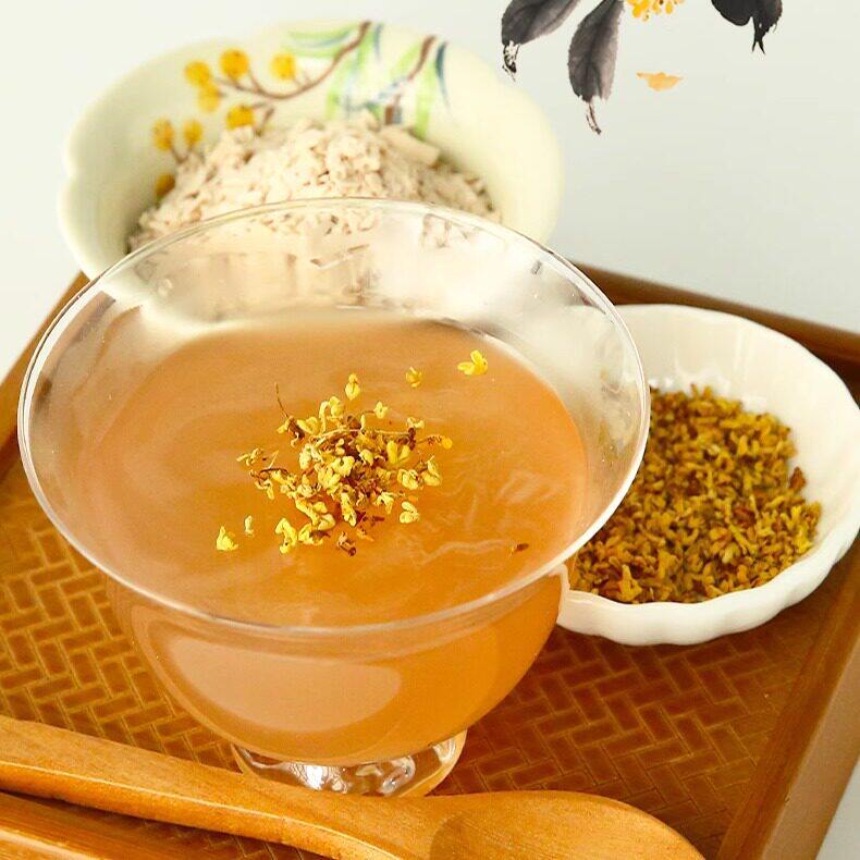 西湖藕粉560克原味含糖桂花代餐