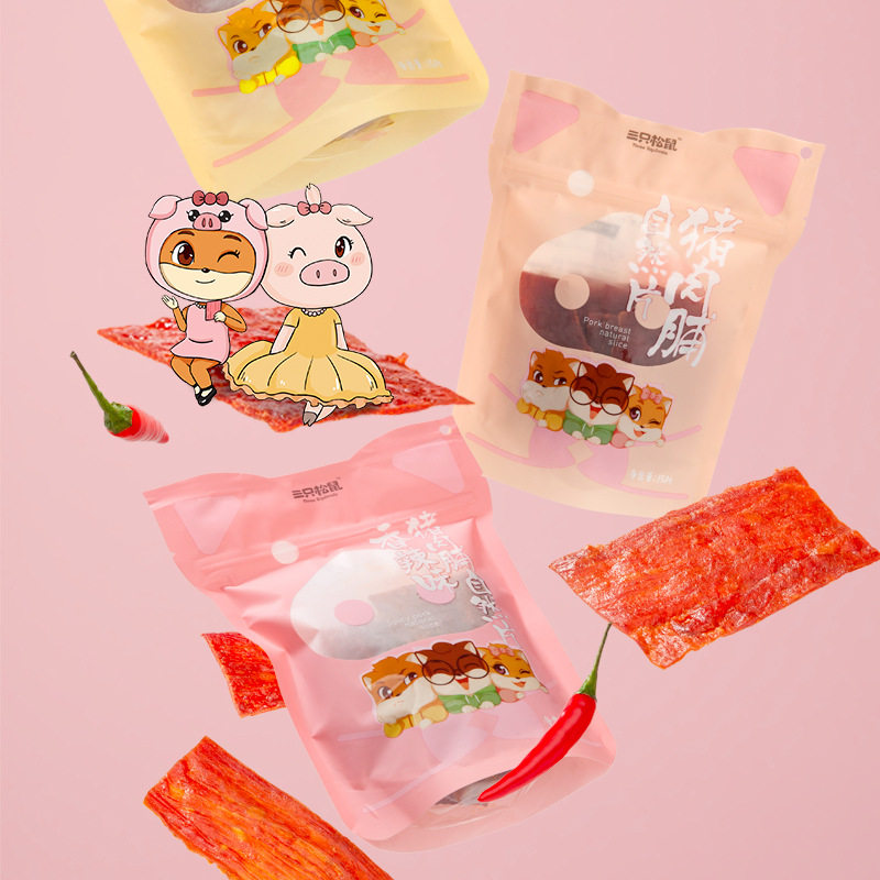 猪肉脯自然片网红零食办公解馋铺