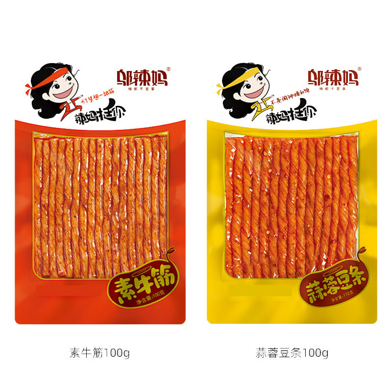 辣条香辣味酒鬼豆筋70g麻辣豆卷零食豆卷湖南特产豆制品官方旗舰