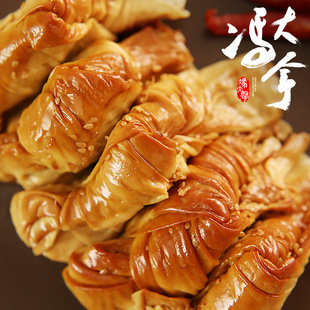 锦州五香熏卤油豆皮干豆腐卷东北特产千张腐竹豆制品素肉素鸡包邮