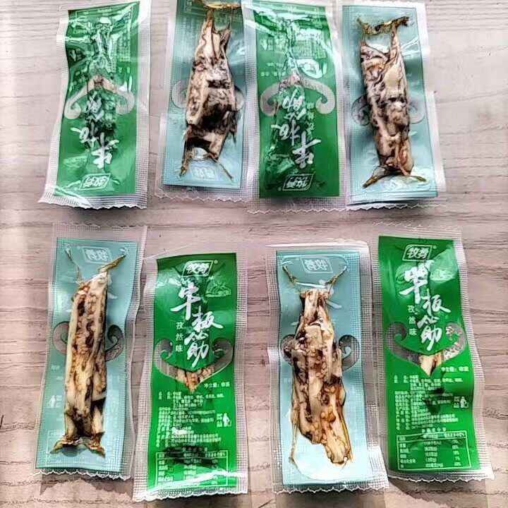 牛牛板筋牛蹄筋内蒙古特产香辣孜然酱香零食小吃独立装包邮官方旗
