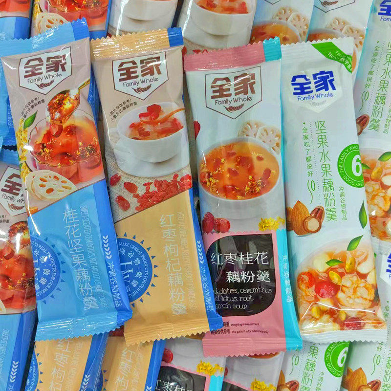 全家桂花坚果风味藕粉羹红枣枸杞