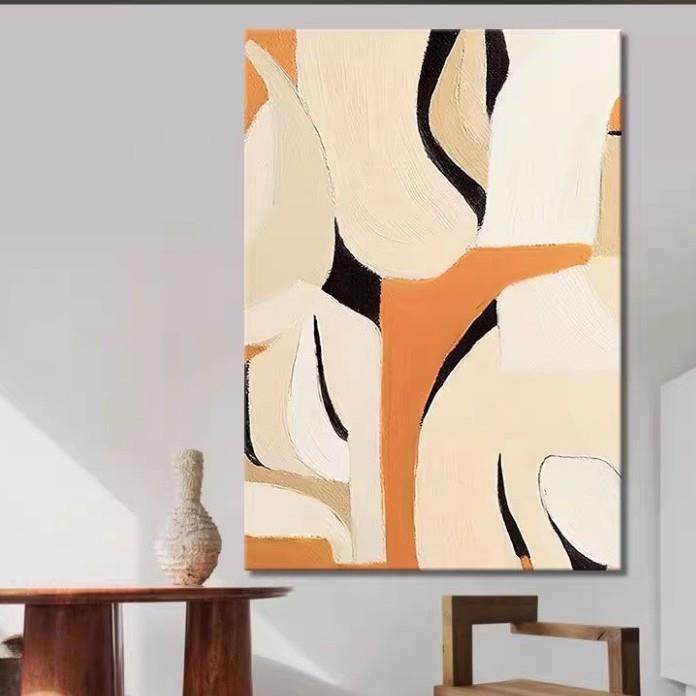 抽象画寂风软装无框装饰画民宿室内装饰品酒店玄关客厅墙面挂画壁