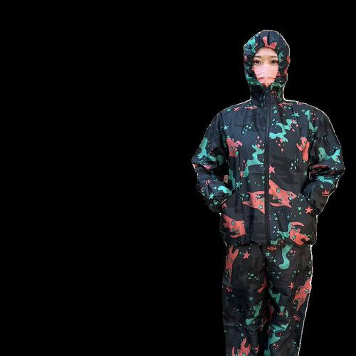 防静电分体式工作服防尘服男女迷彩透气防护服户外养殖喷漆打磨