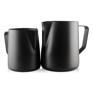 特氟龙拉花杯尖嘴304不锈钢奶缸不沾奶泡杯花式 600ML 咖啡器具350