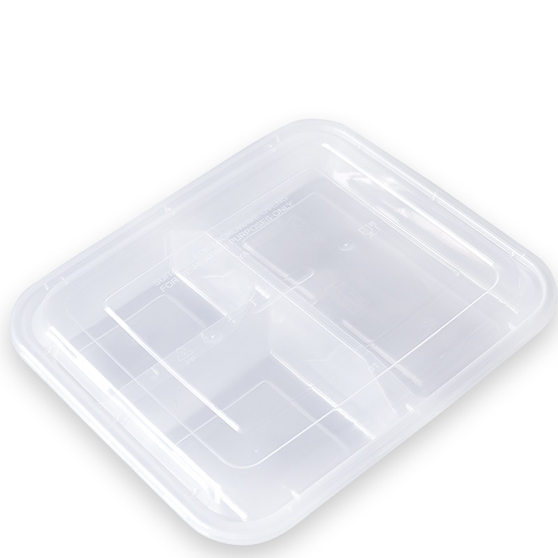 鑫雄盛一次性餐盒长方形多格打包盒两格三格四格五格外卖快餐盒黑