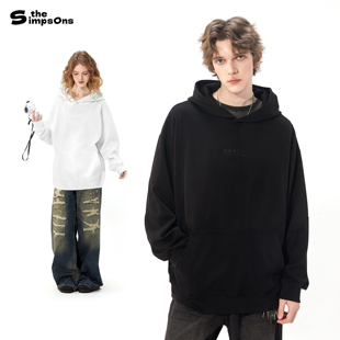 百搭男士 辛普森一家美式 街头潮流经典 连帽衫 卫衣 复古2025年新款