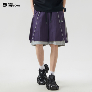 潮牌休闲宽松百搭五分裤 夏季 辛普森一家休闲短裤 男款 苏醒同款