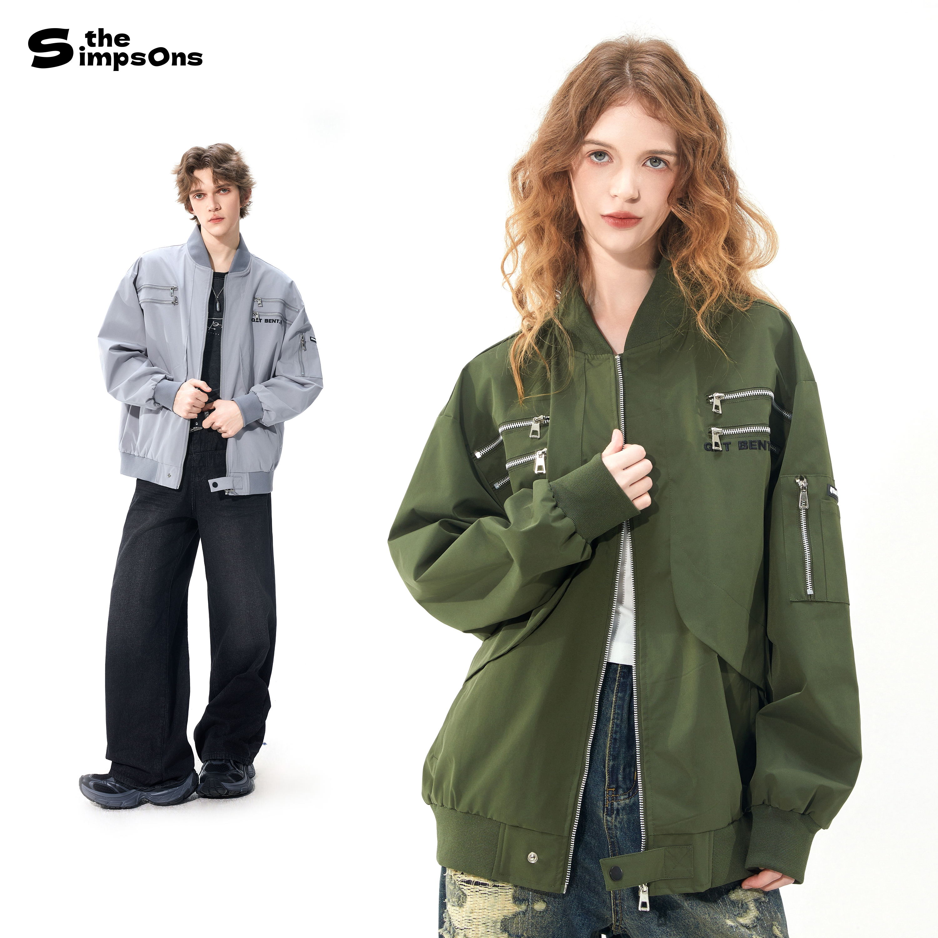 苏醒同款辛普森一家美式复古夹克