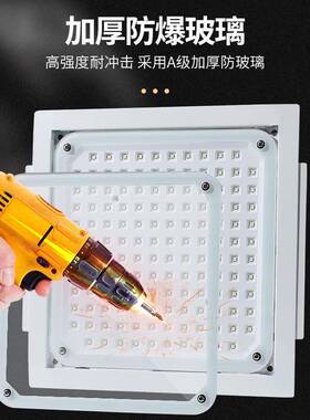 led加油站灯嵌入式100W200w模组化工厂仓库泛光灯防爆应急灯防水