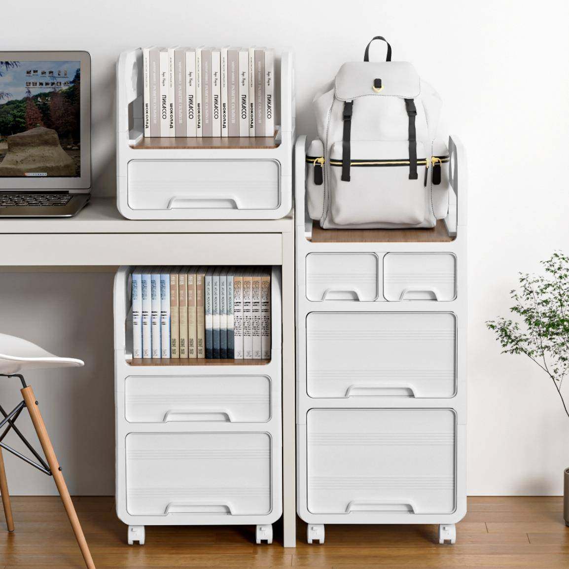 书包置物架小推车书本收纳架家用学生放书包桌下可移动滑轮柜,特色手工艺,其他特色工艺品,淘宝优惠券,粉丝福利购,淘宝优惠卷