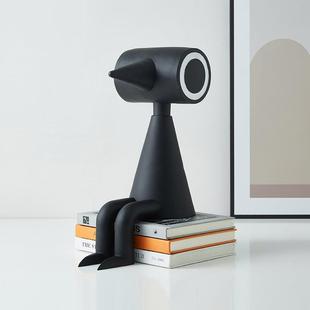 现代简约树脂纪念碑谷艾达乌鸦人摆件家居客厅桌面样板间软装饰品