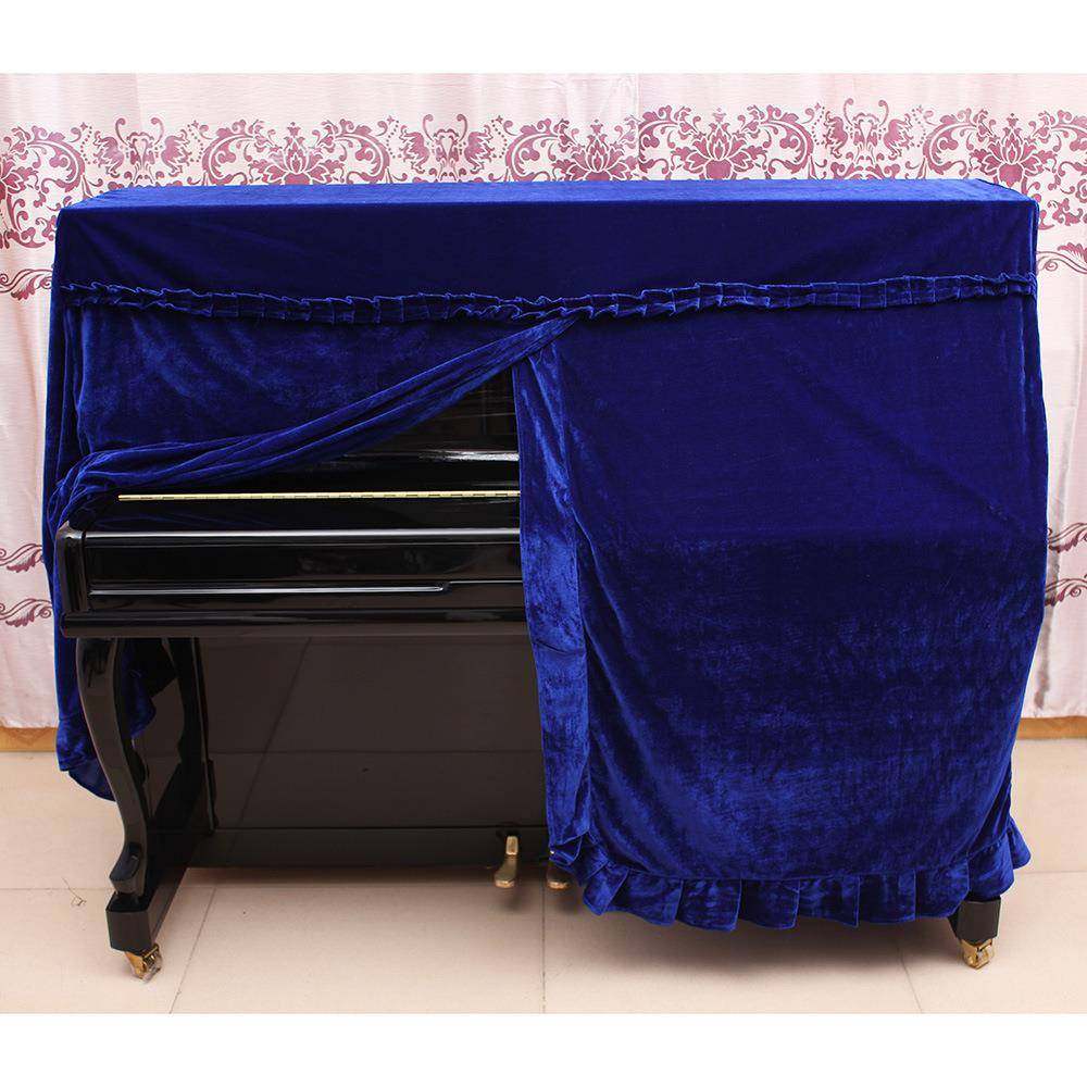 金丝绒立式钢琴罩钢琴防尘罩全罩花边装饰两边掀开钢琴套乐器配件,智能设备,其他智能设备,淘宝优惠券,粉丝福利购,淘宝优惠卷