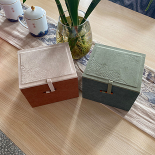 两才盖碗一杯一碟建盏高档精美锦盒木盒礼品盒包装定制订制定做