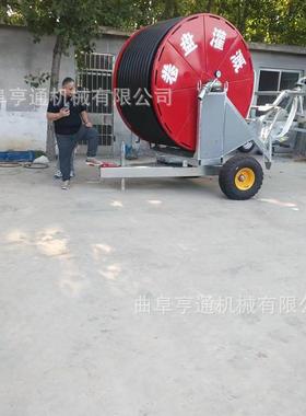 出口新疆喷灌机75-40075-450型水涡轮卷盘式喷灌机价格低廉