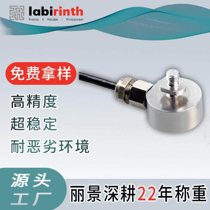 微型称重传感器推拉力传感器拉压力两用温200500kg公斤传感器