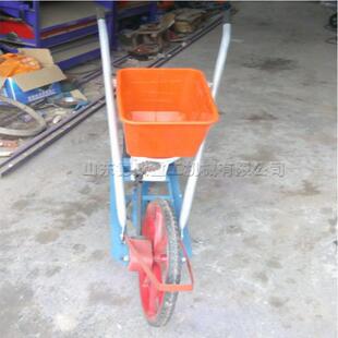 双行绿豆手推点播机 玉米花生播种覆土机 芝麻小麦施肥种植机