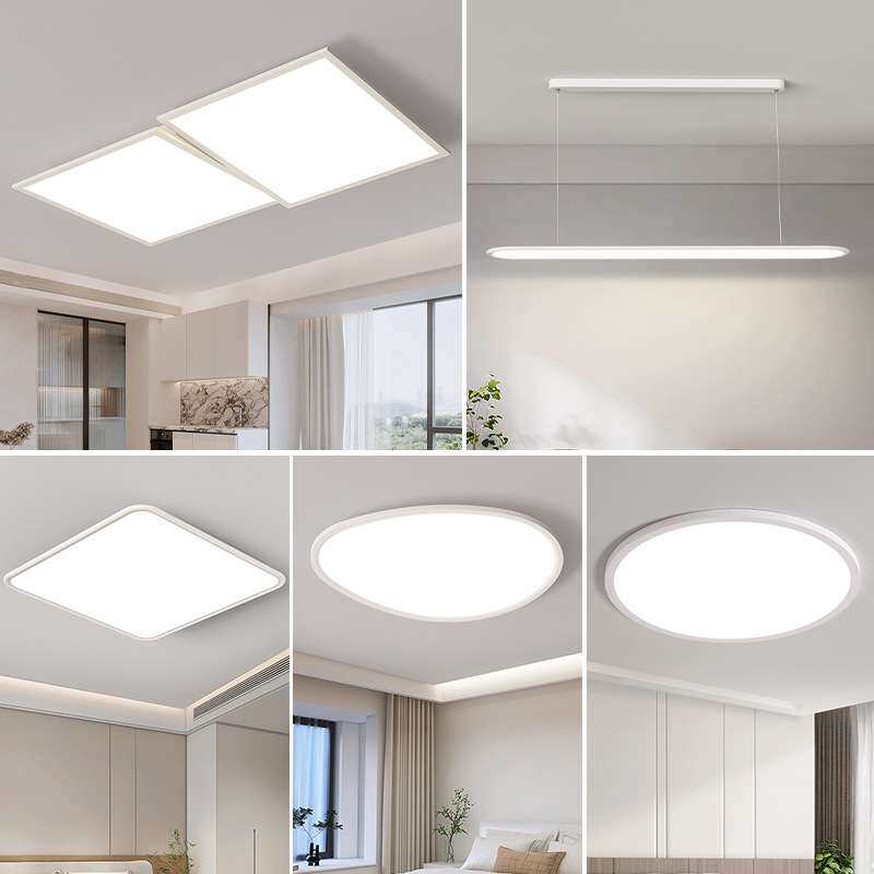 led魔方全光谱艺术吸顶灯具长方形客厅大灯现代简约大气新款套餐