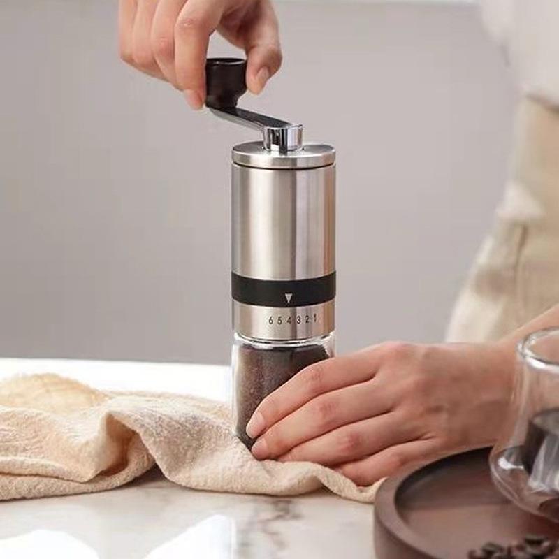 手动咖啡豆研磨机便携手摇磨豆机手摇磨豆机手磨可拆卸陶瓷磨芯