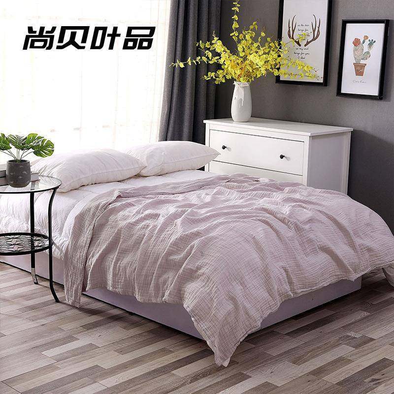 纯棉三层日韩风毛巾被素色成人家用毛巾被吸汗柔软舒适毛巾被