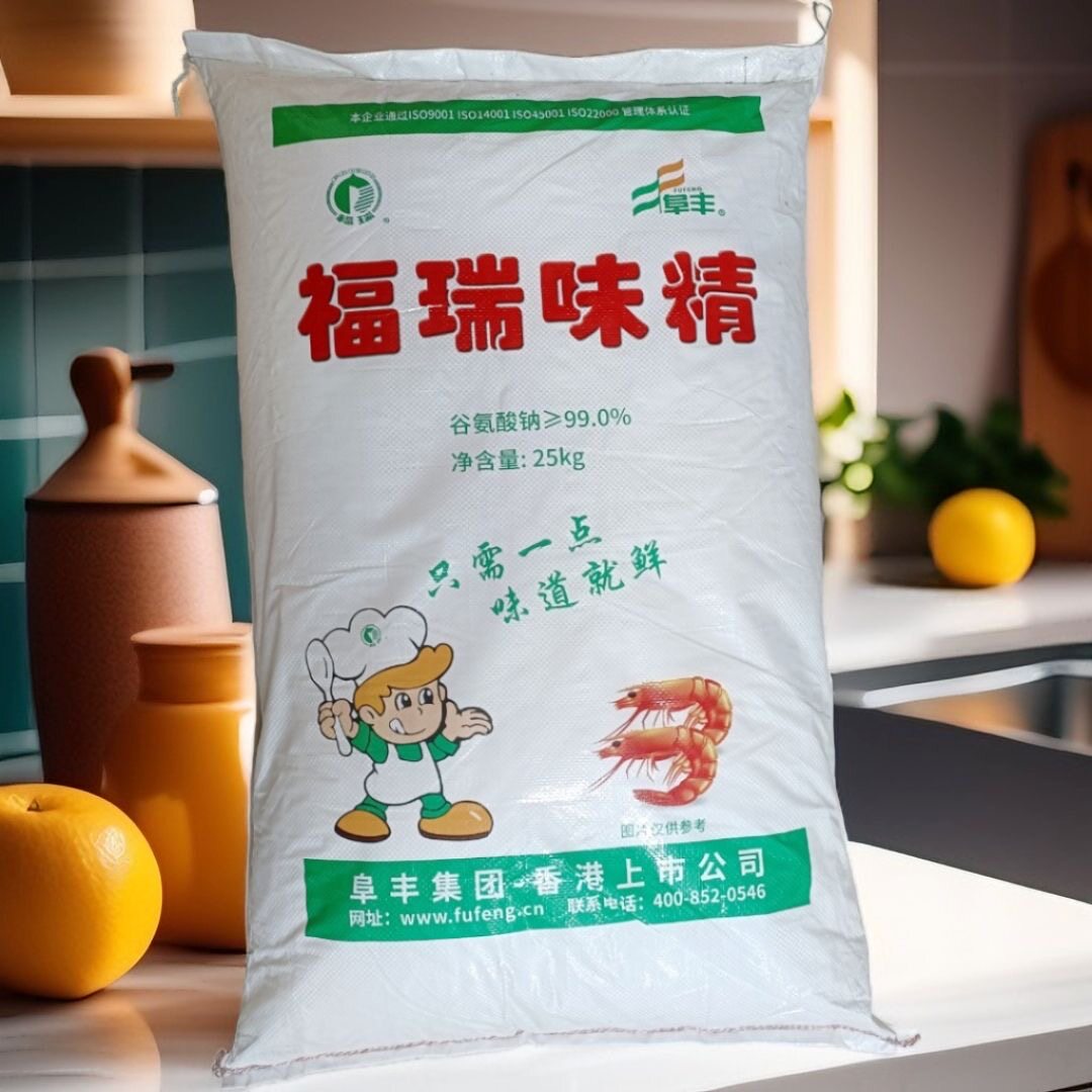 福瑞味精商用50斤大袋80目细谷氨酸钠99%无盐增鲜炒菜调味料包邮