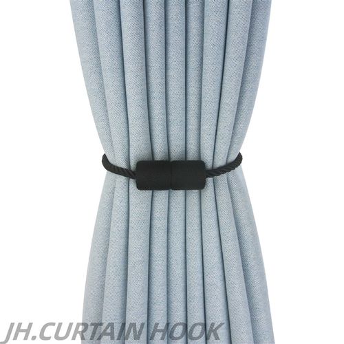 包邮现代简约圆柱绑绳带窗帘绑带窗帘磁铁扣免安装窗帘扣窗帘配件