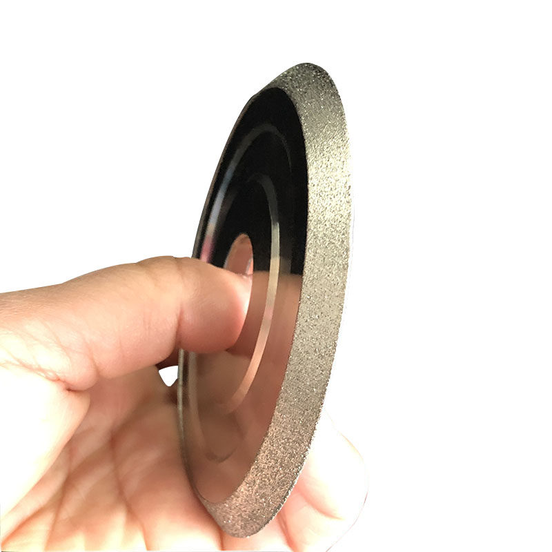 现货供应金刚石磨轮瓷砖修边轮斜轮45度尖角电镀SDC砂轮85-150