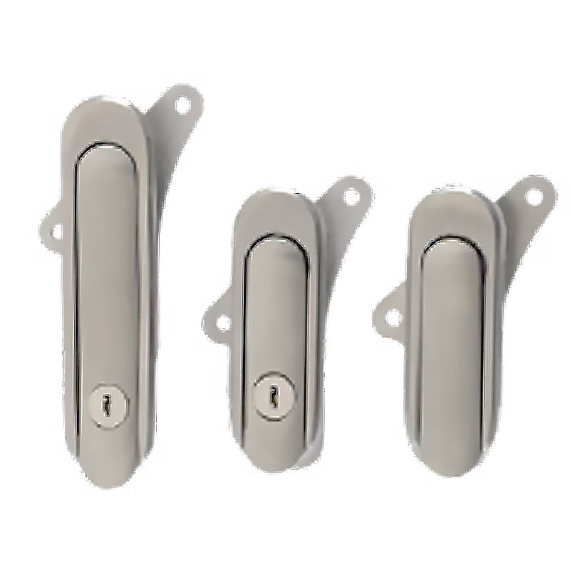 德乐304不锈钢AB403平面锁不锈钢F配电箱网路机柜锂电设备柜门门