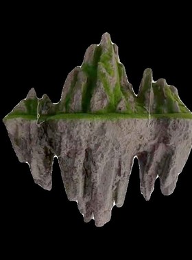 天空之城仿真泡沫悬挂石头室内软装造景悬浮石装饰酒橱窗假山吊饰