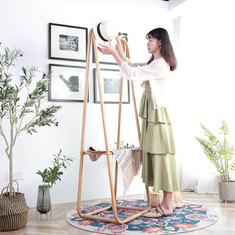 藤编衣帽架现代风卧室客厅落地式挂衣架加厚稳固承重强好安装,自行车/骑行装备/零配件,更多零件/配件,淘宝优惠券,粉丝福利购,淘宝优惠卷