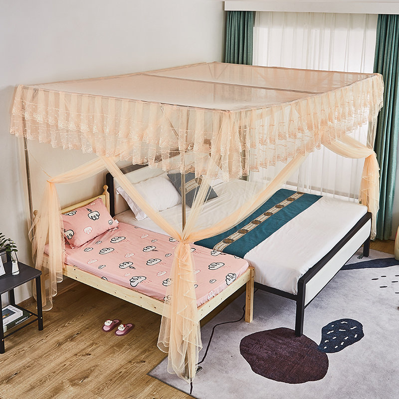 定制蚊帐订做尺寸儿童特殊家用加大母子拼接大P小床蚊帐订制超大