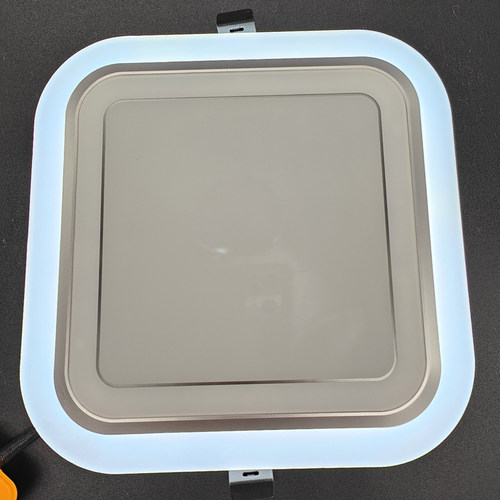 集成吊顶蜂窝大板19*19嵌入式格栅灯led小方灯扣板石膏板弹簧扣式