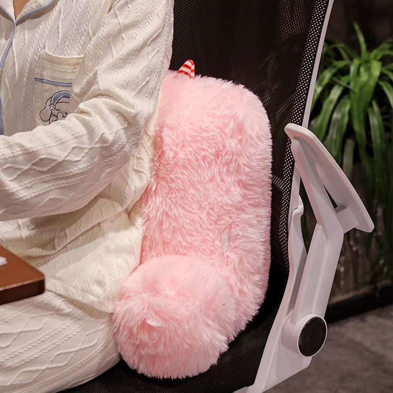 多巴胺可爱靠垫办公室护腰座椅靠背垫靠枕椅子腰枕久坐孕妇抱枕女