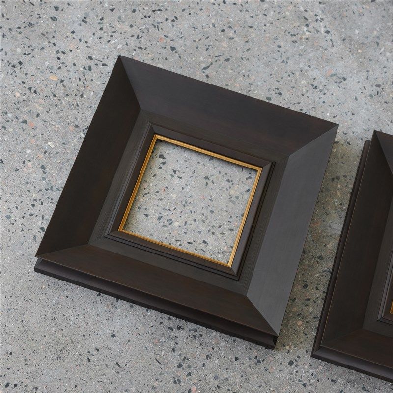 展览实木画框自己装裱定制相框空框挂墙油画外框镜框拼图照片现代