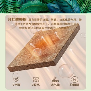 牀垫除蟎防蟎虫天然椰棕学生宿舍加硬 特护腰薄宗榈经济型榻榻米