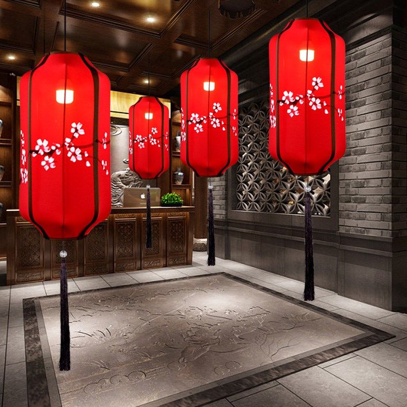 新中式灯笼灯古典商业街装饰饭店商场结婚小吃一条街亮化工程吊灯