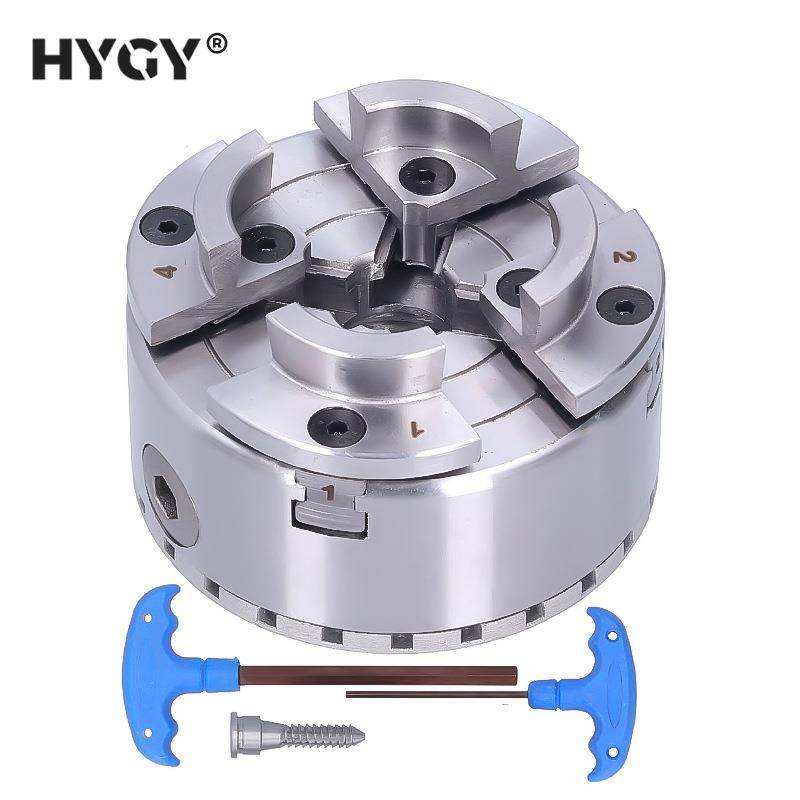 木工卡盘KP96-1x8“TPI螺纹 3.75寸四爪卡盘 M33/M30/M40 4寸卡盘