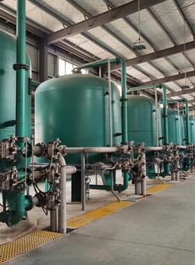 仟净衬胶活性炭过滤设备10-200T/H 多介质过滤器 衬胶机械过滤器