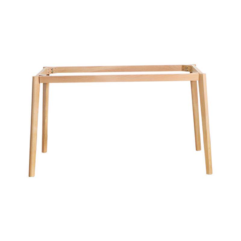 定制餐桌书桌电脑桌办公桌脚实木腿带框架横梁桌架V大尺寸桌腿支