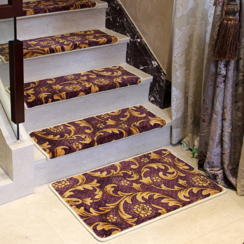欧式楼梯踏步垫结婚免胶自粘楼梯专用地毯阶梯式台阶防滑楼梯垫子,居家布艺,楼梯垫,淘宝优惠券,粉丝福利购,淘宝优惠卷
