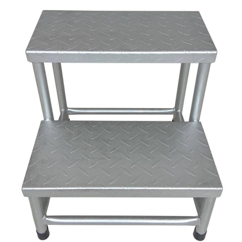 铁梯凳子台阶登高工业家用铁楼梯凳踏步梯过S墙塌台加厚梯两步