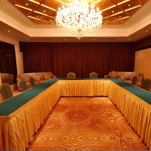高档酒店会议室桌布密丝绒台呢 台裙 会议桌布订做 加厚 柔软绒面