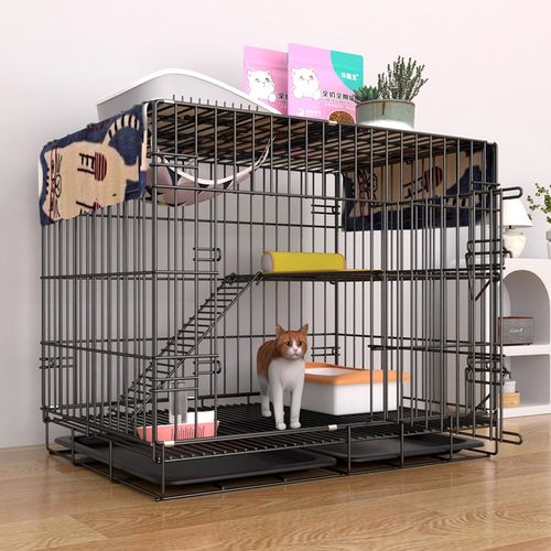 猫笼子猫别墅家用室内超大自由空间带厕所一体猫咪猫窝小户型猫屋