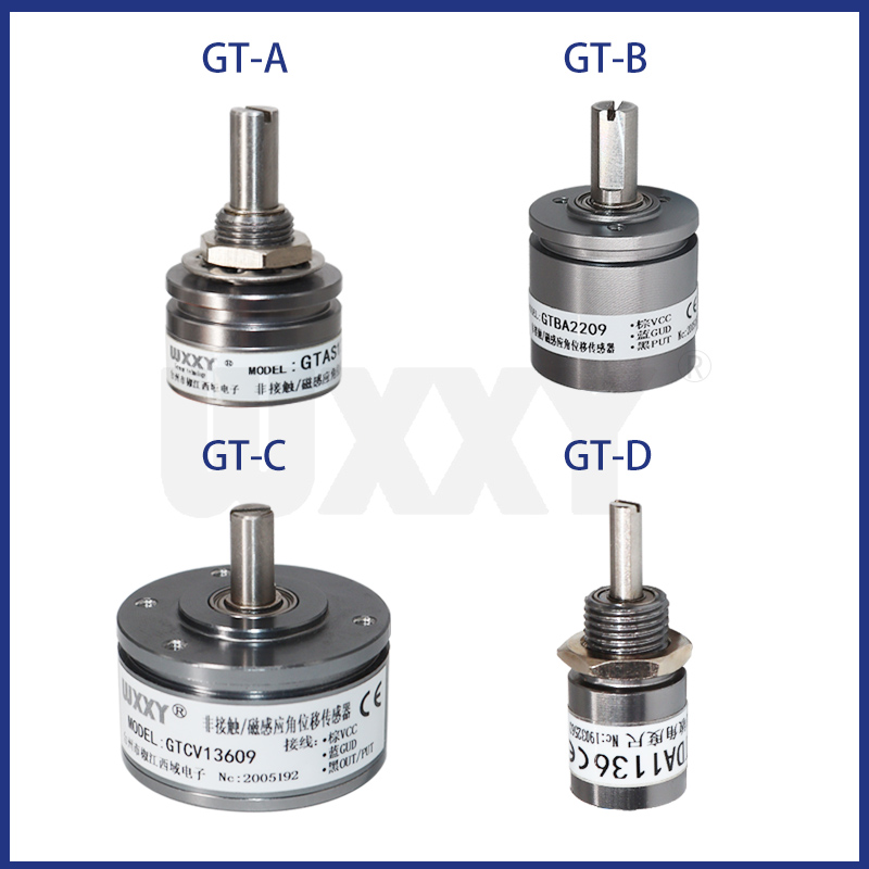 无触点非接触角度传感器霍尔高精度数字电位器角度执行器模拟量