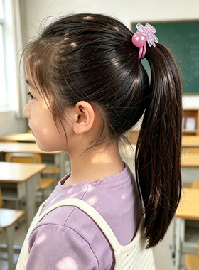 彩色圆球绕绕蝴蝶结皮筋发绳