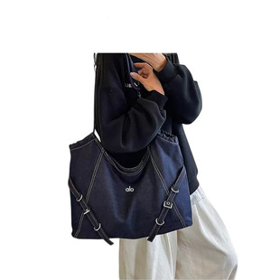 【官网正品】Alo kyop绒面腋下托特包女大容量通勤百搭单肩手提包