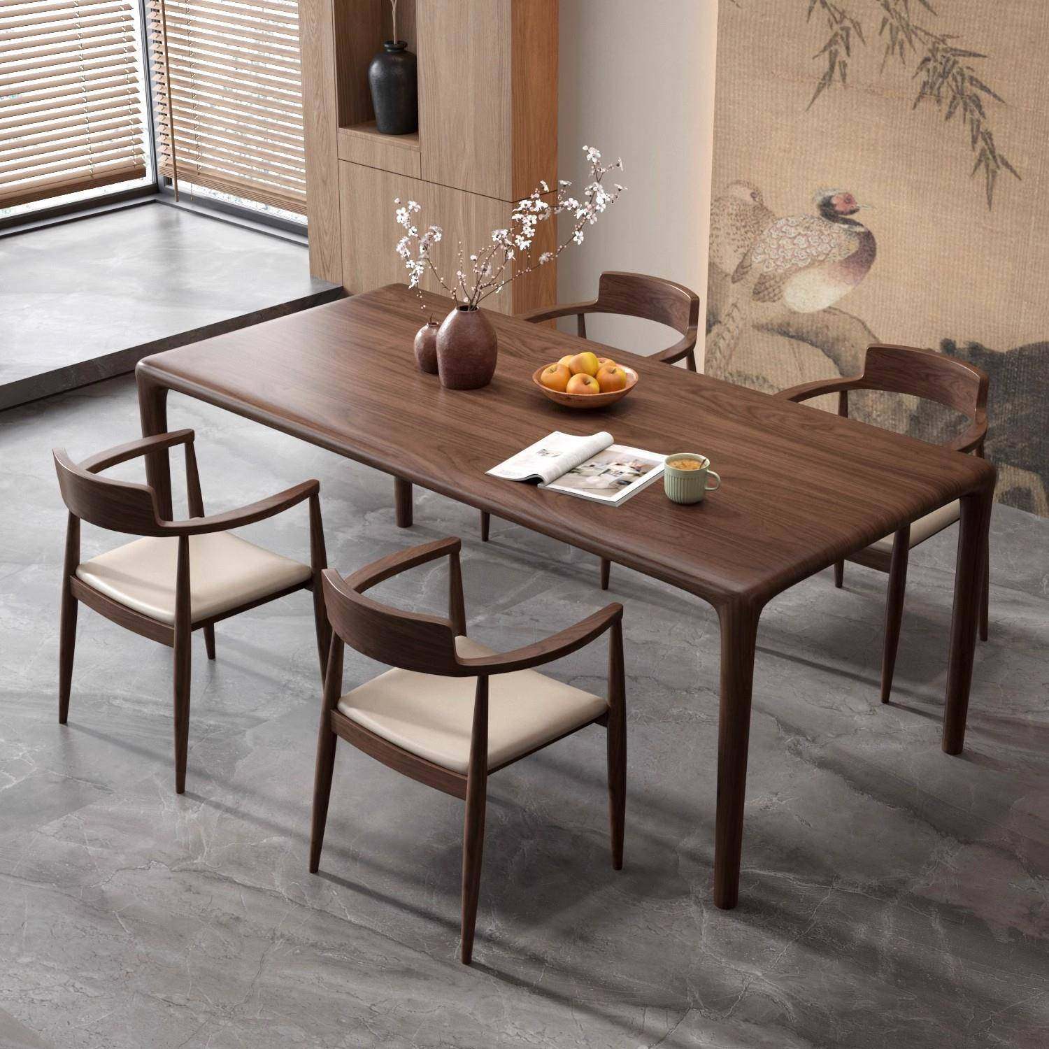 北美全实木餐桌黑胡桃木色家用客厅餐桌椅组合创意原木榫卯餐桌,鲜花速递/花卉仿真/绿植园艺,割草机/草坪机,淘宝优惠券,粉丝福利购,淘宝优惠卷