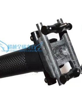 碳纤维坐管杆 折叠车座管座杆33.9*580mm碳托头自行车配件34.9mm