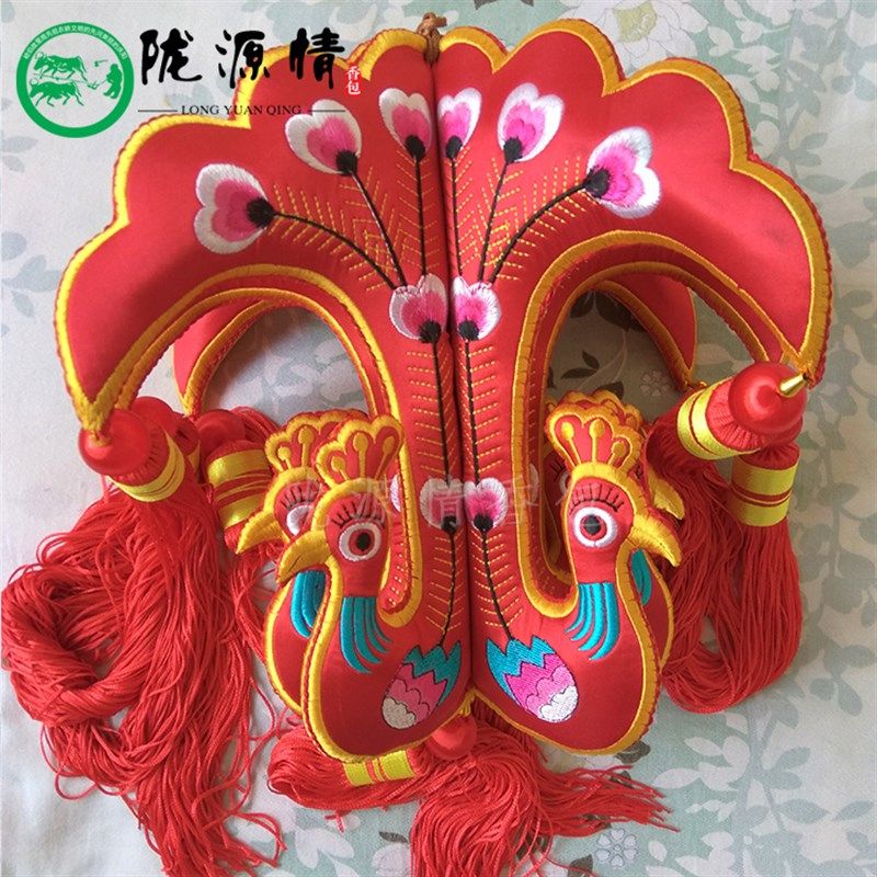 孔灯中号家居挂件中国风刺绣庆阳香包中国特色礼品民间手工艺品